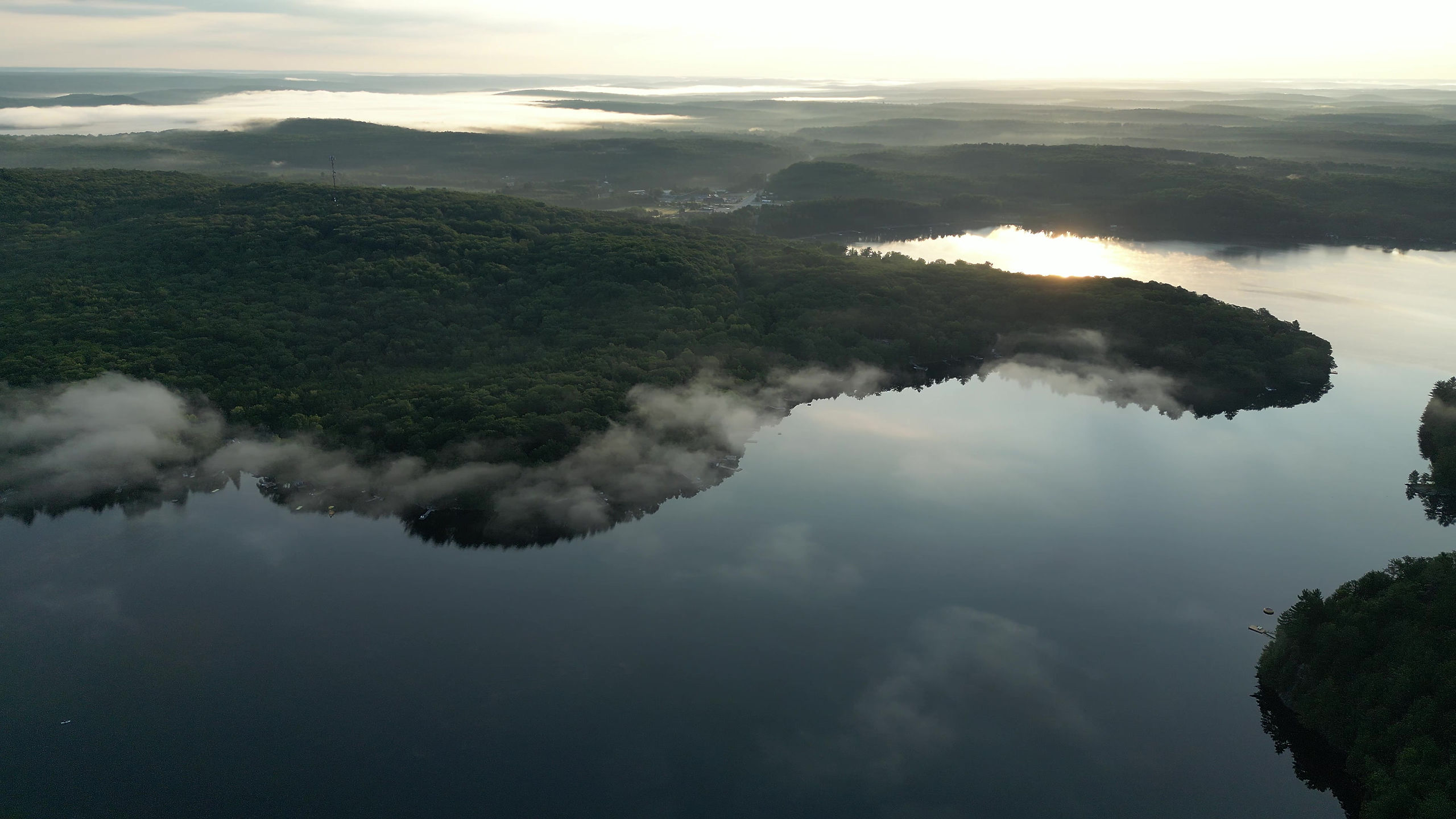 View the Three-Lake Chain from the Clouds